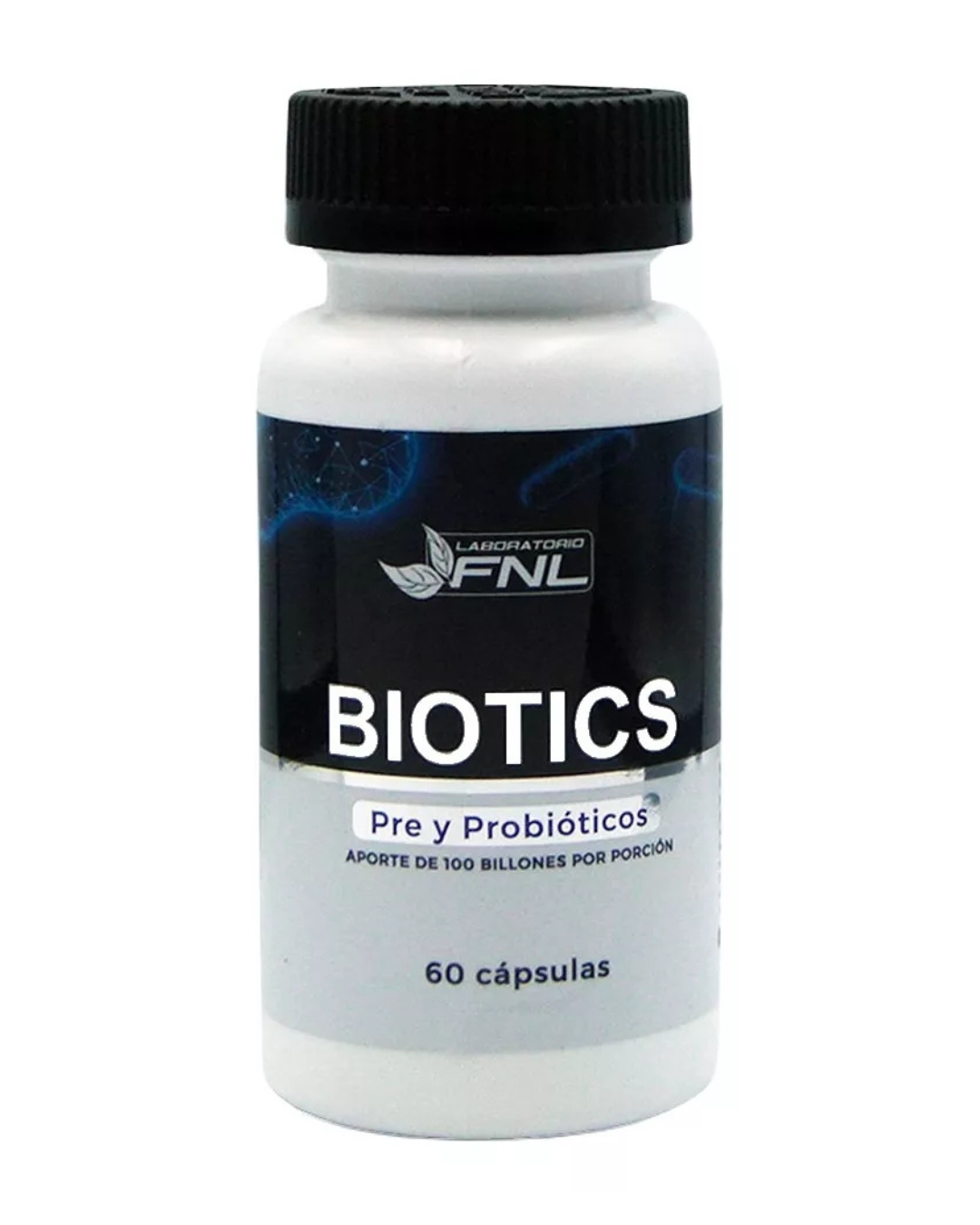 Biotics Pre Y Probióticos 60 Caps 100 Billones Fnl Sin Sabor