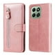 thumbnail image 3 of Funda con Cremallera para Honor X6B 4G, Carcasa Cartera de Cuero PU con Soporte y Tarjetero, 3 of 6