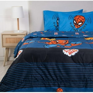 Mashini - Cubrecama Plumón Infantil Spiderman 2 Plaza