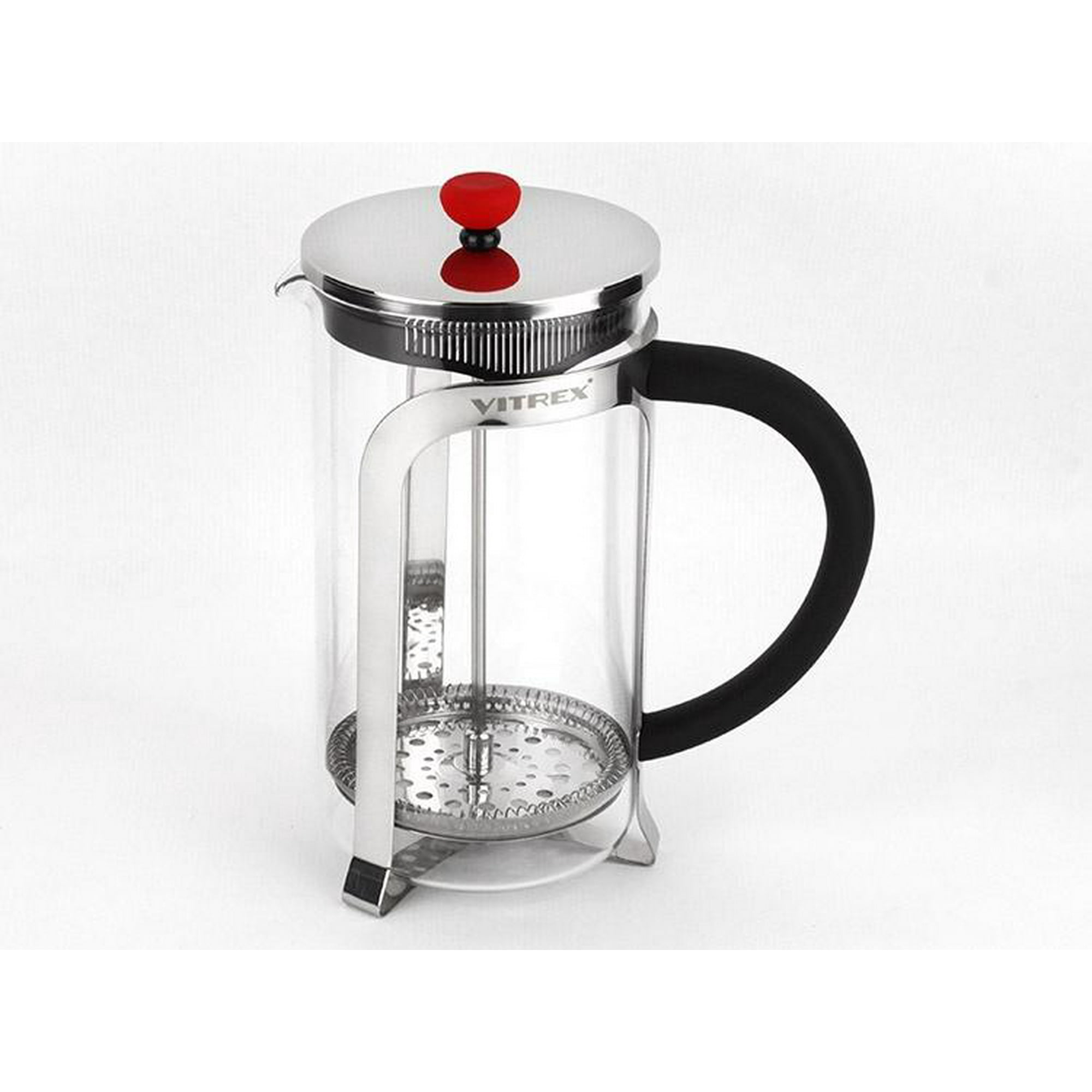 Fantuzzi - Cafetera De Embolo 1l Vidrio Templado