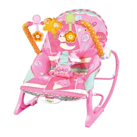 Total E-Commerce - Juguete Silla Mecedora Vibradora Musical Rosado