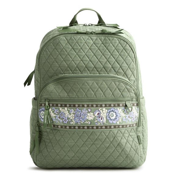 Mochila Vera Bradley 28L para Laptop – Verde Viñedo