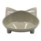 thumbnail image 3 of Lindo Tazón De Fuente De Agua Con Forma De Orejas De Gato Para Mascotas, Cuenco Ancho De Alimentación Antideslizante, Gris, 3 of 5