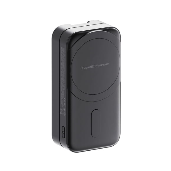 Batería externa ReelCharge 5000 mAh 65 W inalámbrica negra