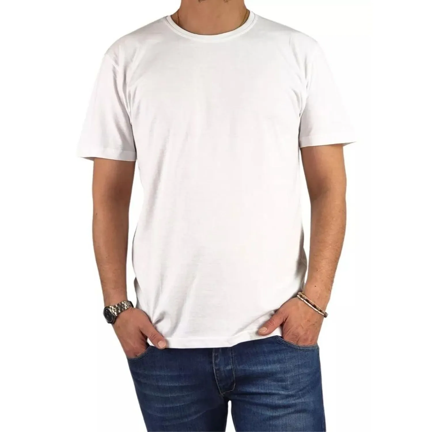 Likeshop - Polera Manga Corta Algodón Hombre Lisa Basic