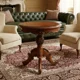 thumbnail image 1 of Mesa de Centro Redonda de Madera Color Caoba 70x60, 1 of 3