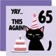 thumbnail image 1 of Tarjeta de felicitación para el 65 cumpleaños de Stuff4 ¡Yay This Again! 5.7 pulgadas, 1 of 7