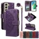 thumbnail image 1 of Para Samsung Galaxy S21 FE 5G Funda Tipo Billetera, 9 Ranuras para Tarjetas Bloqueo RFID Bolso Cruzado Cubierta de Cuero, Bolsillo con Cierre, Correa de Muñeca y Hombro Desmontable, Funda Protectora, 1 of 11