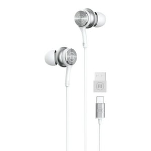 Audífonos Maxell Tipoc Con Adaptador Usb Blanco