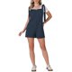 thumbnail image 2 of Mono de verano para mujer con tirantes, mono casual sin mangas, mono corto con bolsillos XL Azul Marino, 2 of 6