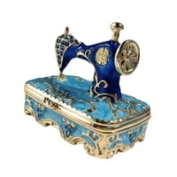 Ioensy - Box De Organizador De Joyas Caja De Baratijas De Obras De Arte Para Escaparate De La Ventana De La Tienda Azul