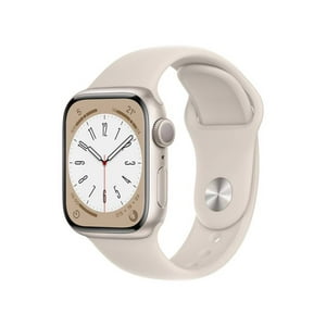 Apple - Watch Series 8 Gps 45Mm Sportband M/L - Blanco Estelar