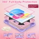 thumbnail image 2 of Funda WESOROL para iPad 11/10ª generación con soporte giratorio – Morado, 2 of 7