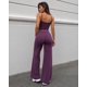 thumbnail image 4 of Conjunto Deportivo Para Mujer Top Tirantes Pantalon Palazzo, 4 of 5
