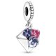 thumbnail image 2 of Dangle Charm Pandora Moments Pansy Flower Envelope, 2 of 2