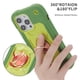 thumbnail image 2 of Funda para Apple iPhone 14 Pro Max de 6.7 Pulgadas con Soporte de Doble Anillo, Soporte Giratorio de 360°, PC+silicona, Cubierta de Teléfono a Prueba de Golpes de Grado Militar de Alta Resistencia,, 2 of 6