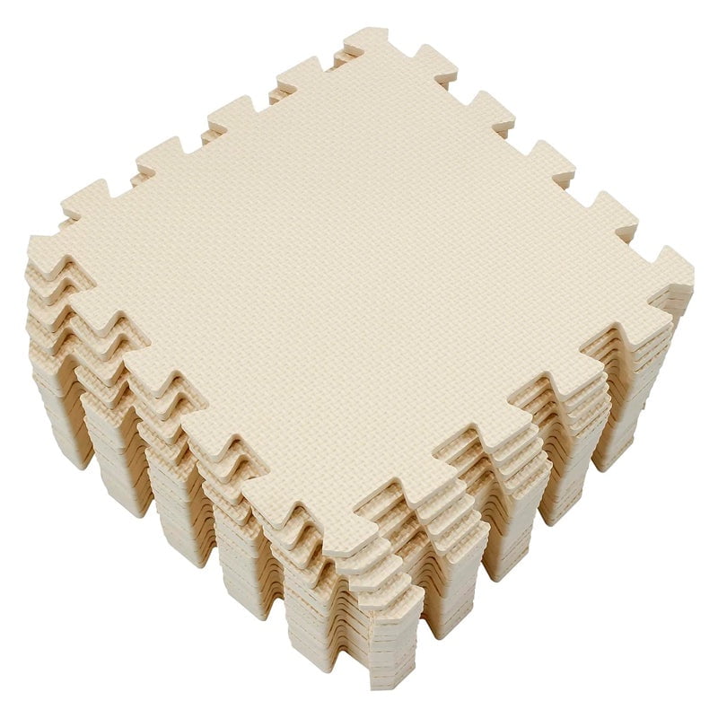 Wakeshome - Pack De 4 Alfombras Piso Puzzle Goma Eva Antigolpes 60x60cm