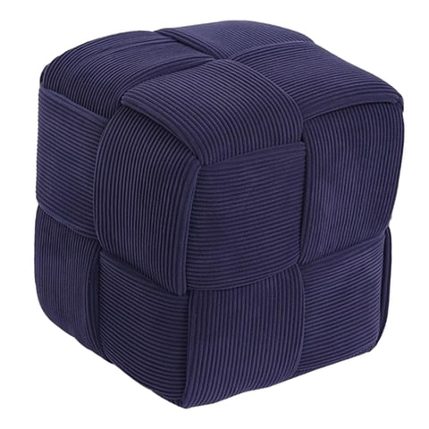 Bothyi - Taburete Para Pies, Taburete Decorativo, Reposapiés Antideslizante Para Guardería, Vestidor, Hogar, Azul Oscuro