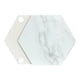 thumbnail image 2 of Set De 6 Posavasos Diseño Mármol Pack 6 Posavasos Hexagonal blanco, 2 of 2