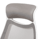thumbnail image 4 of Silla de oficina Versalles blanco/gris claro, 4 of 4