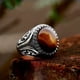thumbnail image 1 of Healing Power Vintage Tiger Eye Ring - Perfect Anniversary or Birthday Gift - Classic Oval Gemstone Claw Ring, 1 of 5