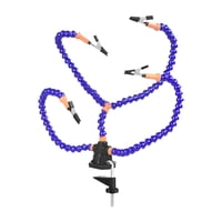 Ioensy - Helping Hands Estación De Soldadura Soldador Con Abrazadera Brazos De Mano Flexibles Azul