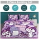 thumbnail image 5 of Kuromi Print Bedding Set Pattern Duvet Cove Set 3 Pieces 1 Quilt Cover And 2 Pillowcases for Women Men Teens, 5 of 5