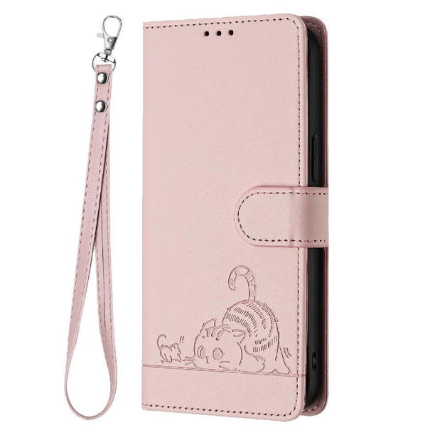 Funda tipo cartera FOXDOCK para Xiaomi Poco F7 Ultra 5G con soporte, ranuras, RFID, diseño de gato