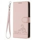 thumbnail image 2 of Funda tipo cartera FOXDOCK para Samsung Galaxy A73 5G con soporte, ranuras, RFID, diseño de gato, 2 of 5