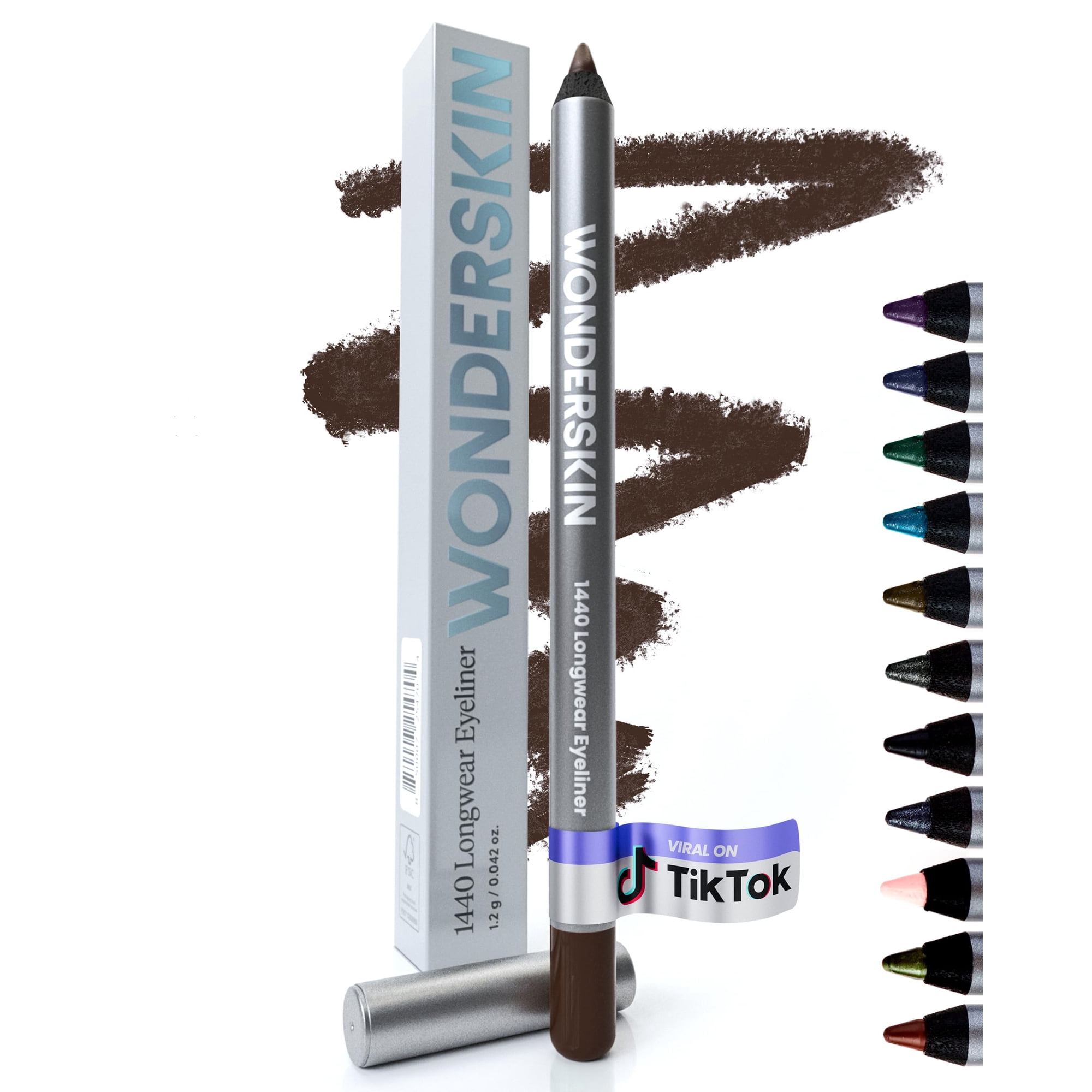 Lápiz Delineador Wonderskin 1440 Longwear Waterproof Marrón