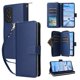 thumbnail image 1 of Funda Cartera con Cremallera y Correa para Samsung Galaxy A33 5G Soporte y Tarjetero Azul, 1 of 6