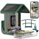 thumbnail image 1 of Comedero para pájaros con cámara, alimentado por energía solar, Smart 2K WiFi, Onlyfly, 1 of 9