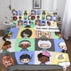 thumbnail image 1 of Juego De Ropa De Cama Con Funda Nórdica Y Estampado 3d De Entemah Toca Life World Juego Decorativo De 3 Piezas Con Funda Nórdica De Animación Adorable Funda De Cama Con Funda De Almohada, 1 of 3