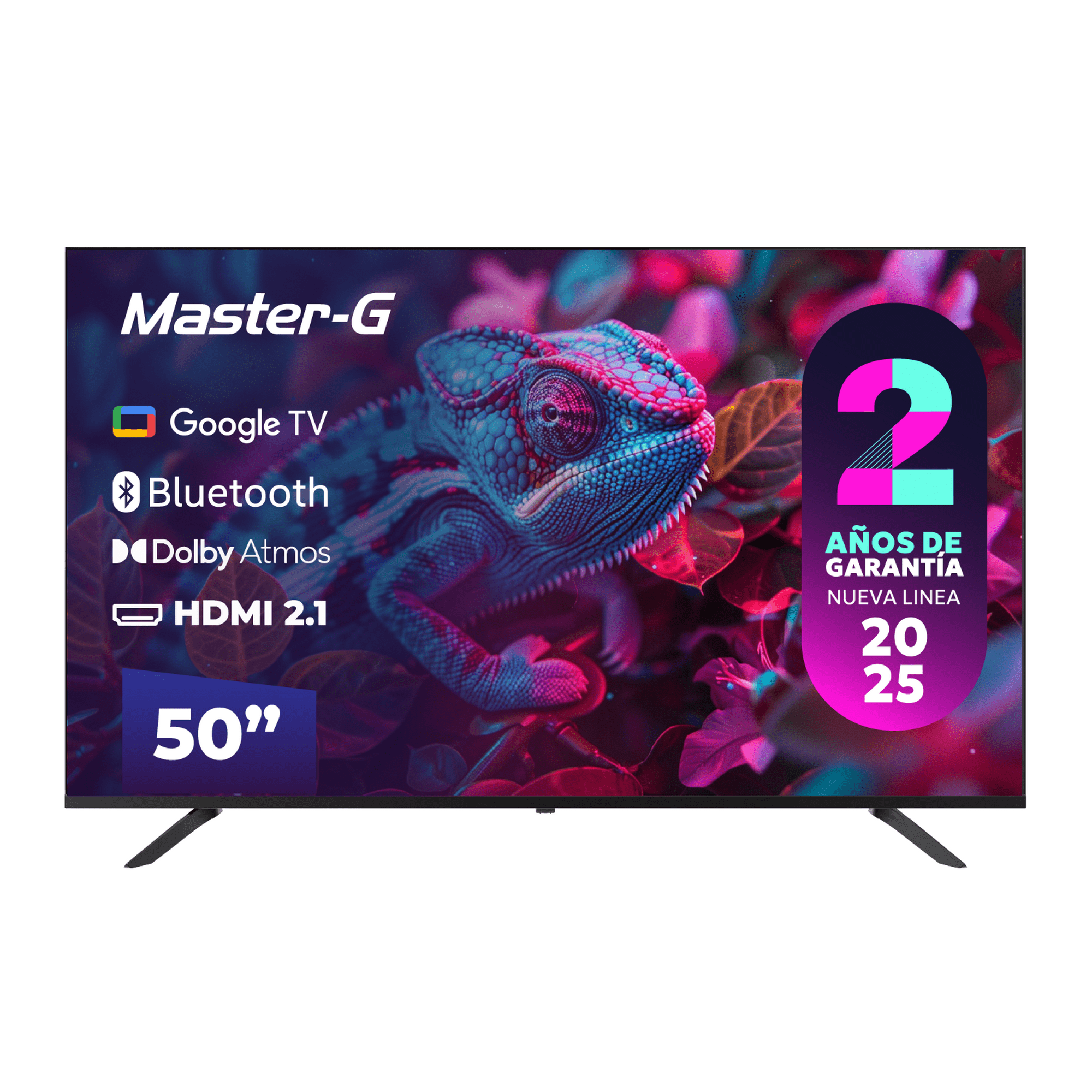 Master-g - Smart Tv Led 50" Google Tv 4k Uhd Bluetooth Mgg50ufkg