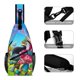 thumbnail image 3 of Trolls Riñonera Bandolera con Estampado Integral para Hombres y Mujeres, Bolso Cruzado Gráfico de Tendencia, Mochila de Hombro Streetwear para Ciclismo y Deportes, Riñonera Versátil Casual, 3 of 6