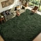 thumbnail image 4 of Alfombra verde de felpa FinRèc Home 183 × 274 cm, 4 of 9