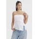 thumbnail image 1 of Polera Mujer Strapless Abertura Lateral Blanco, 1 of 4