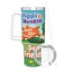 thumbnail image 3 of Blippi Vaso aislado de acero inoxidable con asa, diseño temático, regalo para familia, amigos y fans; incluye pajita y encaja en el portavasos estándar, 40 oz, 3 of 6