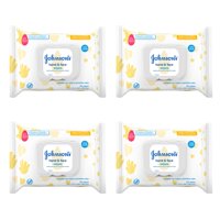 Johnson'S Baby - Toallitas Limpiadoras Desinfectantes Para Bebés Johnson'S Hand & Face, 25 Unidades