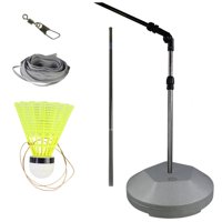 Ioensy - Dispositivo De Entrenamiento De Bádminton Rebotes Profesionales Telescópicos Portátiles Para Niños 1 Base Grande A