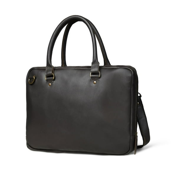 Maletín Sharo Classic Leather Cuero Múltiples Bolsillos Compartimento Exterior para iPad
