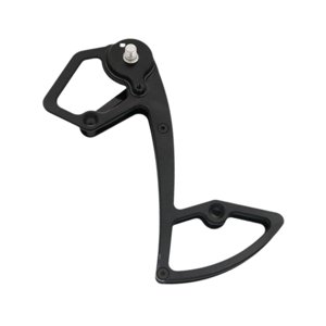 Ioensy - Plaza De Guía De Desviación Trasera Plaz De Rueda De Polea Ligera Para Xt M7100 Negro