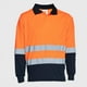 thumbnail image 2 of Polera Alta Visibilidad Ml Cuello Camisero naranja 3XL, 2 of 5