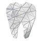 thumbnail image 1 of Espejo Arte Extraíble Etiqueta De La Pared Acrílico Mural Calcomanía Dental Decoración Plata, 1 of 5