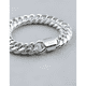 thumbnail image 3 of Pulsera 10 mm ancha chapada plata 925 calidad premium, 3 of 3