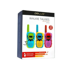 Dblue - Walkie Talkie Set De 3 Radios Para Niños