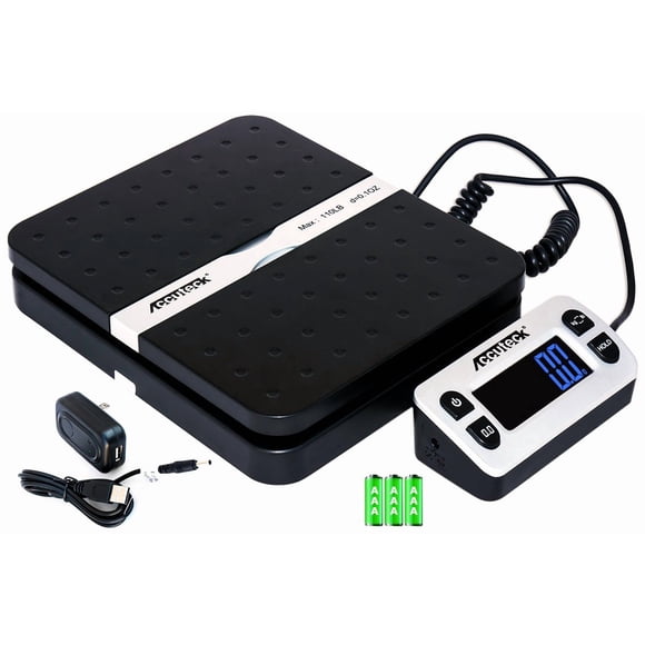 Báscula Postal Para Envíos Accuteck Shippro De 50 Kg X 1 G Negra