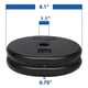thumbnail image 2 of Par de placas de peso Yes4All de hierro fundido de 1 pulgada, 4,5 kg (10 libras), 2 of 6