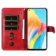 thumbnail image 5 of Funda con Cremallera para OPPO A78 4G, Carcasa Cartera de Cuero PU con Soporte y Tarjetero, 5 of 6