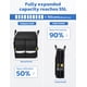 thumbnail image 3 of Organizador Oasser para maletero de coche, plegable, impermeable, 55 L, color negro, 3 of 8